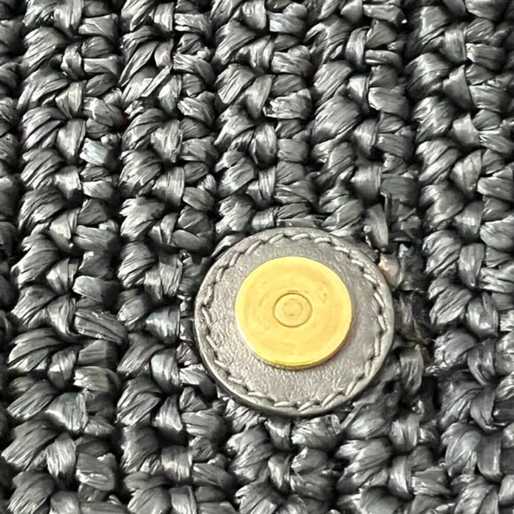 Dolce & Gabbana raffia straw black bag - Picture 8 of 12